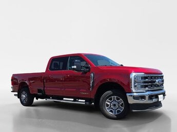 2024 Rapid Red Metallic Tinted Clearcoat Ford Super Duty F-350 SRW Lariat Power Stroke 6.7L V8 DI 32V OHV Turbodiesel Engine Automatic 4 Door
