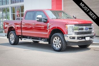 2017 Ruby Red Metallic Tinted Clearcoat Ford Super Duty F-350 SRW Lariat Truck Automatic 4 Door 4X4