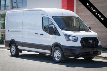 2023 Oxford White Ford Transit-250 Base Automatic AWD 3 Door 3.5L V6 Flex Fuel Engine Van
