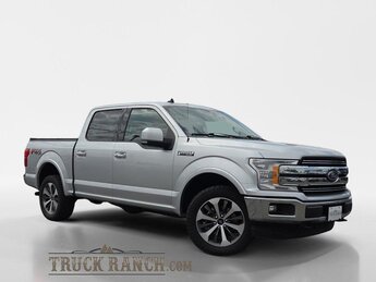 2019 Silver Ford F-150 Lariat 3.5L V6 EcoBoost Engine 4X4 4 Door