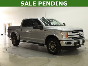 2020 Iconic Silver Metallic Ford F-150 Lariat 4X4 3.5L V6 EcoBoost Engine 4 Door Truck