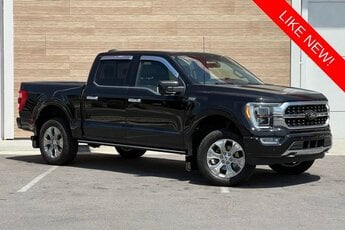 2022 Agate Black Metallic Ford F-150 Platinum Truck 4 Door 3.5L V6 EcoBoost Engine 4X4