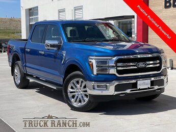 2024 Atlas Blue Metallic Ford F-150 Lariat Truck 3.5L V6 EcoBoost Engine 4 Door Automatic