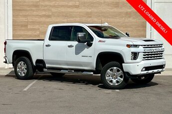 2021 Summit White Chevrolet Silverado 3500HD LTZ Duramax 6.6L V8 Turbodiesel Engine Truck 4 Door Automatic 4X4