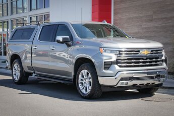 2023 Sterling Gray Metallic Chevrolet Silverado 1500 LTZ 4X4 Truck 4 Door 3.0L I6 Engine Automatic