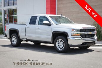2018 Silver Ice Metallic Chevrolet Silverado 1500 LT EcoTec3 5.3L V8 Engine 4 Door Truck 4X4