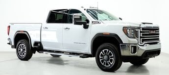 2023 Summit White GMC Sierra 3500HD SLT Truck 4X4 4 Door Duramax 6.6L V8 Turbodiesel Engine Automatic