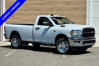 2022 Bright White Clearcoat Ram 3500 Tradesman Automatic Cummins 6.7L I6 Turbodiesel Engine 4X4 Truck 2 Door