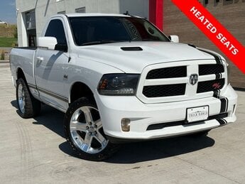2015 Bright White Clearcoat Ram 1500 Sport RWD HEMI 5.7L V8 Multi Displacement VVT Engine Truck Automatic 2 Door