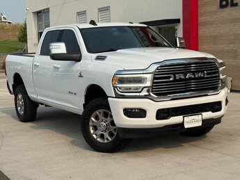2024 Bright White Clearcoat Ram 2500 Laramie Truck Cummins 6.7L I6 Turbodiesel Engine 4X4 4 Door