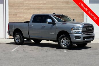 2023 Billet Silver Metallic Clearcoat Ram 2500 Laramie Truck 4X4 4 Door Automatic Cummins 6.7L I6 Turbodiesel Engine