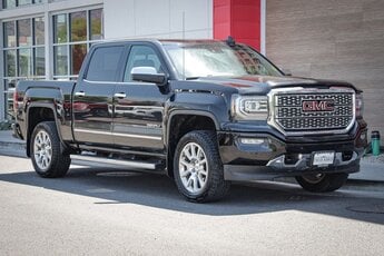 2016 Onyx Black GMC Sierra 1500 Denali EcoTec3 5.3L V8 Engine 4X4 4 Door Truck