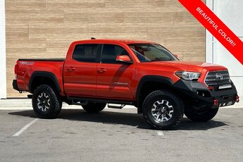 2017 Orange Toyota Tacoma TRD Off-Road Automatic Truck 4X4