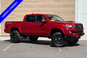 2021 Barcelona Red Metallic Toyota Tacoma SR Truck 4 Door 3.5L V6 PDI DOHC 24V LEV3-ULEV70 278hp Engine Manual 4X4