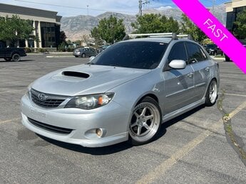 2008 Spark Silver Metallic Subaru Impreza WRX 2.5L DOHC Intercooled Turbocharged Engine Car 4 Door AWD