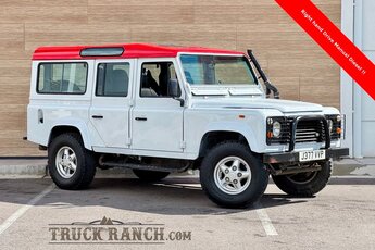 1988 White Land Rover Defender 110 Manual Diesel Engine