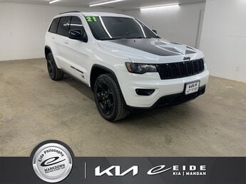 2021 Bright White Clearcoat Jeep Grand Cherokee Laredo Automatic 4 Door 3.6L V6 24V VVT Engine 4X4