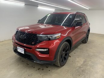 2023 Rapid Red Metallic Tinted Clearcoat Ford Explorer ST SUV 4X4 Automatic