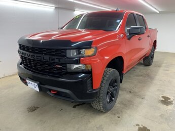 2021 Red Hot Chevrolet Silverado 1500 Custom Trail Boss Automatic Truck EcoTec3 5.3L V8 Engine 4 Door 4X4