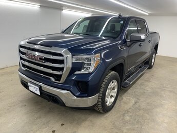 2019 Pacific Blue Metallic GMC Sierra 1500 SLE 4 Door 4X4 Truck Automatic EcoTec3 5.3L V8 Engine