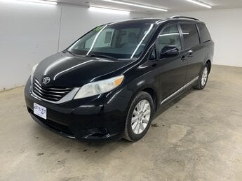 2011 Black Toyota Sienna LE 3.5L V6 SMPI DOHC Engine 4 Door Crossover