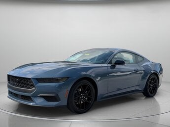 2025 Vapor Blue Metallic Ford Mustang EcoBoost RWD 2 Door Automatic Intercooled Turbo Premium Unleaded I-4 2.3 L/140 Engine