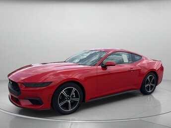 2025 Race Red Ford Mustang EcoBoost Premium RWD Automatic 2 Door Car