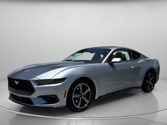 2025 Iconic Silver Metallic Ford Mustang EcoBoost Intercooled Turbo Premium Unleaded I-4 2.3 L/140 Engine 2 Door Car