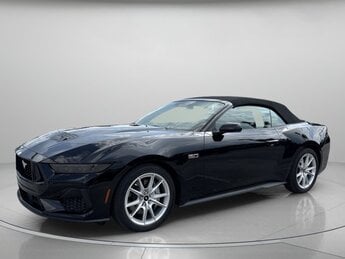 2025 Shadow Black Ford Mustang GT Premium 2 Door Automatic Premium Unleaded V-8 5.0 L/302 Engine RWD Convertible