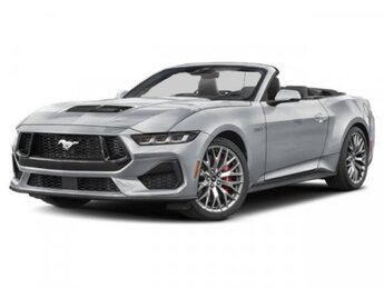 2025 Iconic Silver Metallic Ford Mustang GT Premium Automatic RWD Convertible