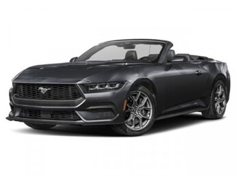 2025 Shadow Black Ford Mustang EcoBoost Intercooled Turbo Premium Unleaded I-4 2.3 L/140 Engine 2 Door RWD