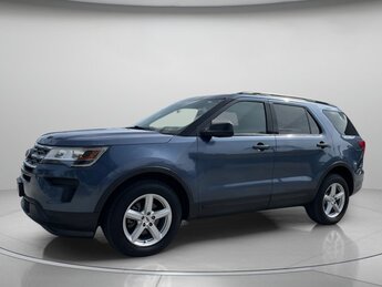 2018 Blue Metallic Ford Explorer Base 4X4 Regular Unleaded V-6 3.5 L/213 Engine Automatic 4 Door SUV