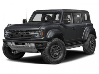 2025 Shadow Black Ford Bronco Raptor Twin Turbo Premium Unleaded V-6 3.0 L/183 Engine Automatic 4X4