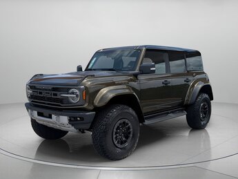 2025 Shelter Green Metallic Ford Bronco Raptor 4 Door SUV 4X4 Twin Turbo Premium Unleaded V-6 3.0 L/183 Engine