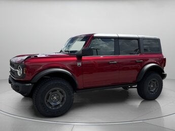 2025 Ruby Red Metallic Tinted Clearcoat Ford Bronco Big Bend Intercooled Turbo Regular Unleaded I-4 2.3 L/140 Engine SUV 4X4 4 Door Automatic