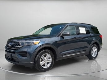 2023 Stone Blue Metallic Ford Explorer XLT Intercooled Turbo Premium Unleaded I-4 2.3 L/140 Engine 4 Door Automatic