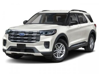 2025 Star White Metallic Tri-Coat Ford Explorer Active RWD 4 Door SUV Automatic Intercooled Turbo Premium Unleaded I-4 2.3 L/140 Engine