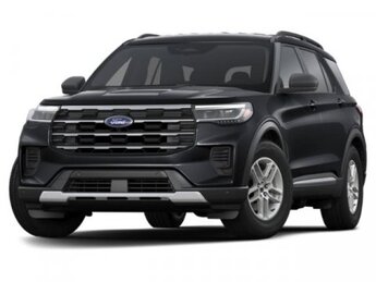 2025 Agate Black Metallic Ford Explorer Active 4 Door RWD Intercooled Turbo Premium Unleaded I-4 2.3 L/140 Engine SUV Automatic