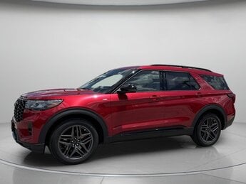 2025 Rapid Red Metallic Tinted Clearcoat Ford Explorer ST-Line Automatic Intercooled Turbo Premium Unleaded I-4 2.3 L/140 Engine 4 Door RWD SUV