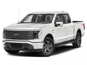 2025 Oxford White Ford F-150 Lightning LARIAT Automatic 4 Door AWD Electric Engine Truck