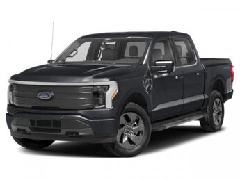 2025 Agate Black Metallic Ford F-150 Lightning LARIAT 4 Door AWD Automatic Electric Engine