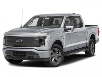 2025 Iconic Silver Metallic Ford F-150 Lightning LARIAT Electric Engine AWD Automatic Truck