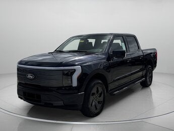2025 Antimatter Blue Metallic Ford F-150 Lightning LARIAT Crew Cab Pickup Truck Automatic Electric Engine
