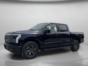 2025 Antimatter Blue Metallic Ford F-150 Lightning LARIAT 4 Door Electric Engine Truck Automatic AWD