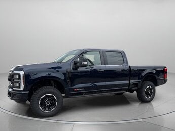 2025 Antimatter Blue Metallic Ford Super Duty F-250 SRW LARIAT 4X4 Truck Intercooled Turbo Diesel V-8 6.7 L/406 Engine Automatic 4 Door