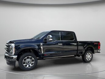2025 Antimatter Blue Metallic Ford Super Duty F-250 SRW King Ranch 4 Door 4X4 Truck Automatic Intercooled Turbo Diesel V-8 6.7 L/406 Engine