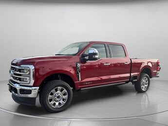2025 Ruby Red Metallic Tinted Clearcoat Ford Super Duty F-250 SRW LARIAT Automatic Truck 4X4 Intercooled Turbo Diesel V-8 6.7 L/406 Engine
