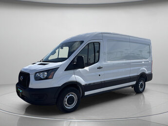 2025 Oxford White Ford Transit Cargo Van Automatic RWD Van 3 Door