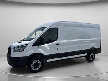 2025 Oxford White Ford Transit Cargo Van Regular Unleaded V-6 3.5 L/213 Engine 3 Door Automatic