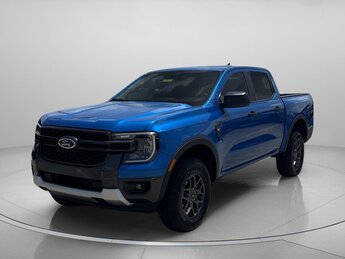 2025 Velocity Blue Metallic Ford Ranger XLT Crew Cab Pickup 4 Door Intercooled Turbo Regular Unleaded I-4 2.3 L/140 Engine Truck Automatic